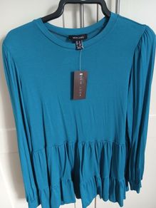 Brand New Teal Layered Top