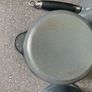 Le Creuset Cast Iron 3pc Pot Set Grey Vintage France Image 8