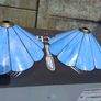 Vintage Stained Glass Ceiling Shades Image 4