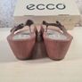 Womens Ecco Casual Ibiza Thong Sandals Flip Flops Camel Colour Size Uk 6 Eu 39 Brand New With Box Image 7