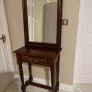 mahogany hall table and mirror Image 2