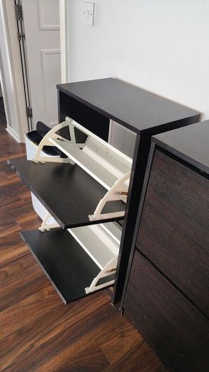 shoe cabinet 15e each or two for20e