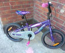 Girls 16" Bike. Never used