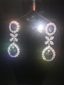 18KT White Gold Filled Earrings