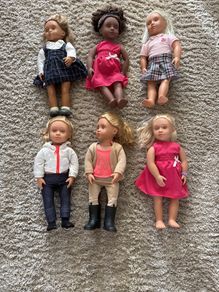 Our Generation dolls x 6