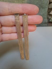 Earrings hanging