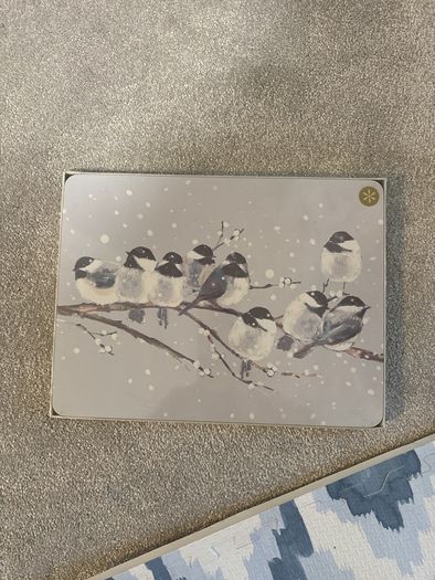 Laura Ashley 4 x placemats Winter Birds