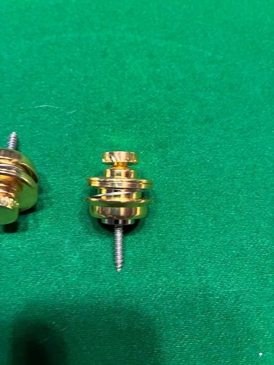 strap locks x2 Gold plated