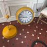 large clock and pendant light Image 3