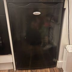 Whirlpool black small fridge