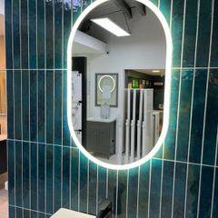 EX Display Tavistock Aster Pill LED bathroom mirror