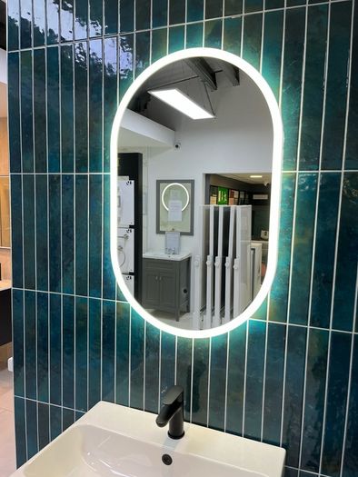 EX Display Tavistock Aster Pill LED bathroom mirror