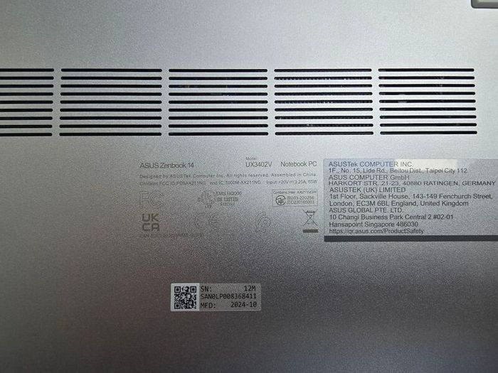Asus Zenbook 14" Oled Touchscreen Intel i9