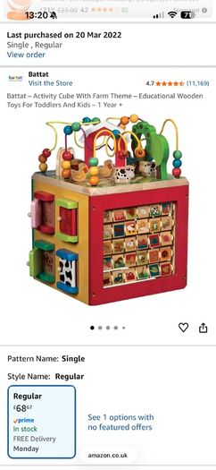 Wooden educational toy