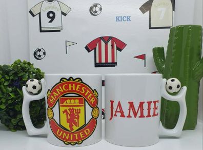 Manchester Fc Football Personalised Mug Coffee Tea Lover Gift Birthday Men Woman Unique Vintage Cup Gift ideas Beer mug Beer Bar Sport Drink