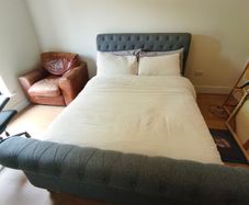 Ez living Sleigh Bed