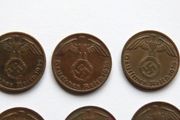 Germany 1939 Complete (all 7 ) Mint Marks set 1 Reichspfennigs