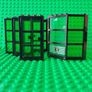 Used Lego LEGO Black Police Station City Panels with Translucent Green Glass Image 4