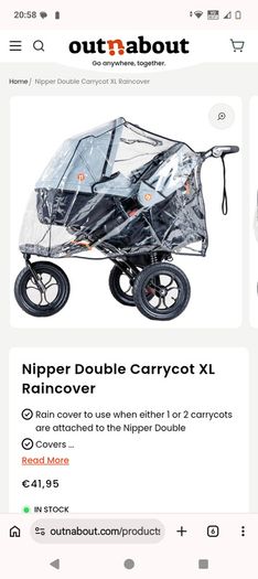 Out and about Carrycot Xl Raincover