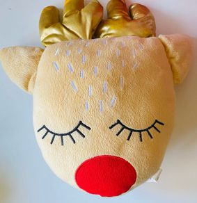 Christmas reindeer cushion or pillow