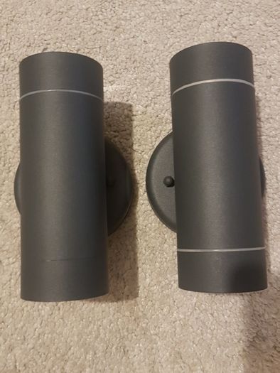 Up and down  light 22 euro each(including bulbs)6 available