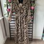 dress Bnwt animal print dress Lille rose brand s/medium wrap effect dress Image 4