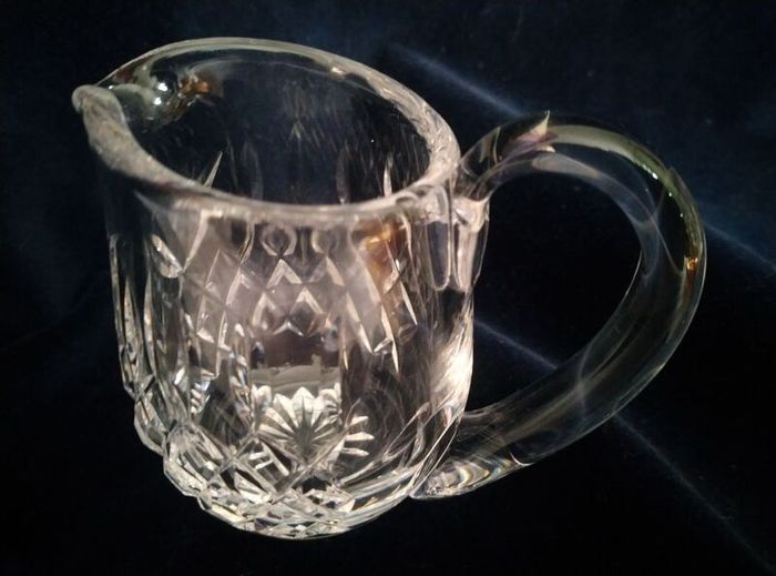 glass jug ,  crystal jug