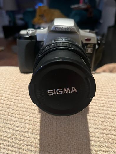 Pentax MZ-6 35mm Film Camera + Sigma 28-80mm Lens + Pentax 75-300mm Lens + Bag