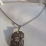 silver necklace Image 2