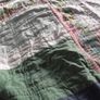 vintage scrap quilt, antique quilt, Rag quilt Image 6