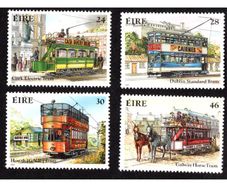 1987 Ireland Irish Trams Commemorative Stamps Mint Never Hinged (MNH)