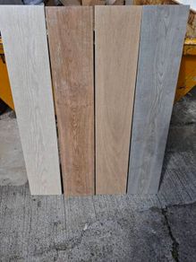 Wood effect porcelain tiles 4 types ash/toast/natural/light