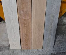 Wood effect porcelain tiles 4 types ash/toast/natural/light