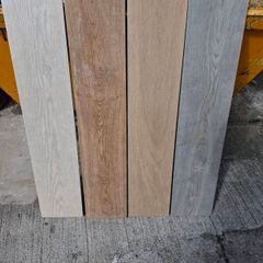 Wood effect porcelain tiles 4 types ash/toast/natural/light