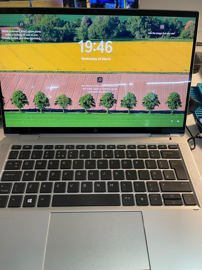 laptop hp x360 elitebook touchscreen oled 13.3 inch super price and super configuration fast sale