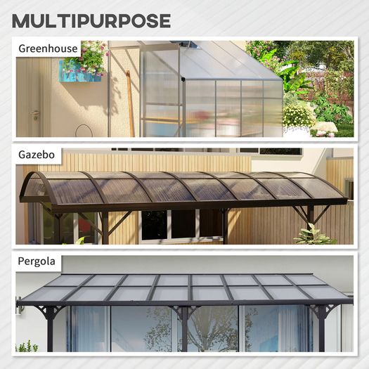 14 Pieces Polycarbonate Sheets, 121 x 61 x 0.4cm