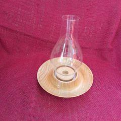 Beautiful Hand-Turned Wooden Lamp