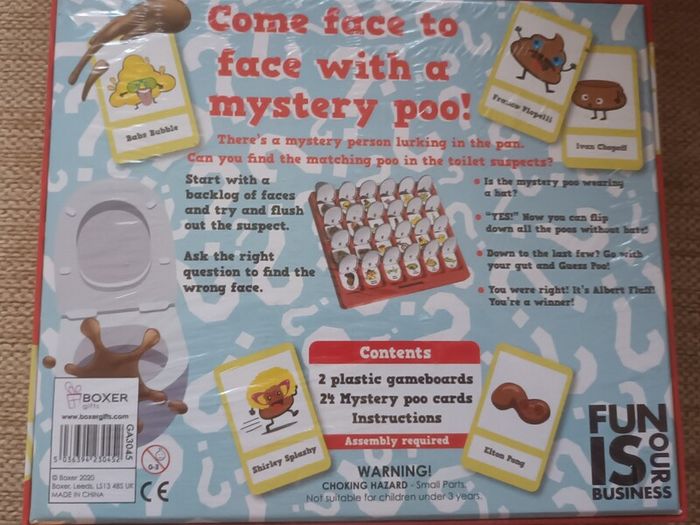 Guess Poo Game Family Board Game | 2 Player | Ages 3+ | Multicolor