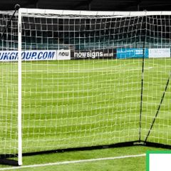 3m x 2m FORZA ProFlex Pop Up Futsal Football Goal and FORZA ProFlex Goal Base Weightx2
