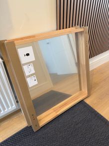 Ikea oak mirror