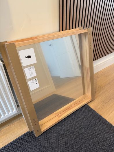 Ikea oak mirror