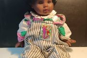 Rare 1986 21" Max Zapf Black Doll