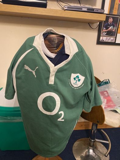 Ireland rugby retro jersey