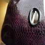 MARNI Deep Purple Patent Faux Alligator Bag Image 5