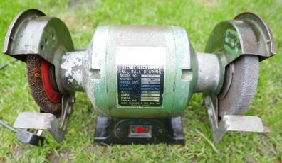Central Machinery Bench Grinder 5 Inch Wheel Heavy Duty All Ball Bearing