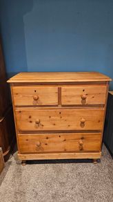 Antique Pine chest of drawers