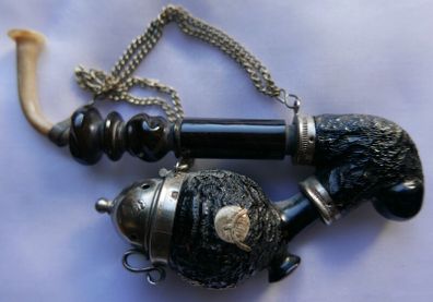 Vintage Swiss Made Tobacco Smoking Pipe