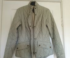 Green Barbour Waisted Jacket with pockets