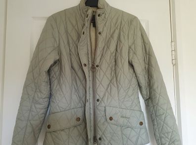 Green Barbour Waisted Jacket with pockets