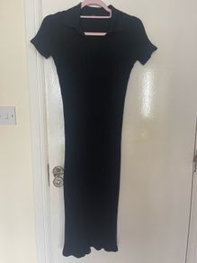 Zara Body-Con Ribbed Dress
